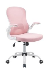 Офісне крісло CANDY Intarsio Рожевий / Білий жива фотографія