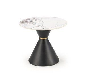 Журнальний столик GORETTI S 60x60 Halmar Білий Мармур жива фотографія