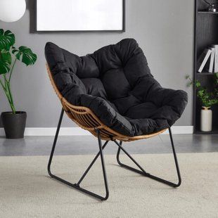 Крісло MEBEL ELITE FIN Чорний жива фотографія