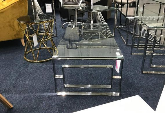 Журнальный столик ALLURE A Signal 120x60 Серебро реальная фотография