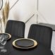 Стул бархатный MEBEL ELITE IBIS Velvet, Черный