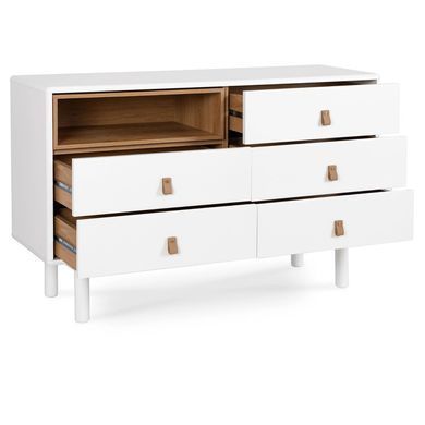 Комод MEBEL ELITE NAOMI Білий жива фотографія