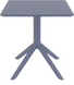 Комплект мебели для кафе Siesta Sky Pro with Sky 70 Dark Grey
