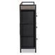 Комод MEBEL ELITE HUDSON 98 рустикальный дуб/черный