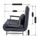 Кресло раскладное MEBEL ELITE DARK ткань Серый