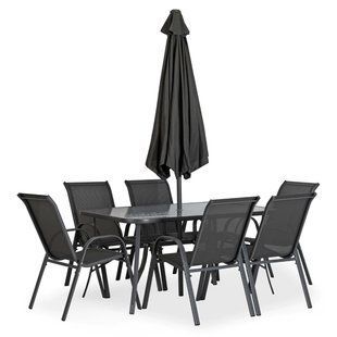 Комплект садовой мебели MEBEL ELITE NEBRASKA Черный