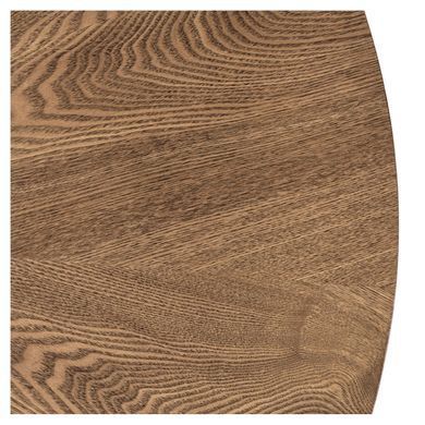 Комплект стіл MEBEL ELITE LINO 100х100 см Горіх / Чорний +4 стільці OHIO 2 чориний / горіховий жива фотографія
