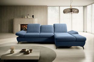 Диван угловой раскладной HARPER Perfect Home Польша Синий