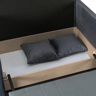 Кресло раскладное MEBEL ELITE VERO 2, 126 см Серый/велюр