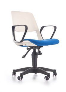 Компьютерное кресло JUMBO Нalmar Бело-синий реальная фотография