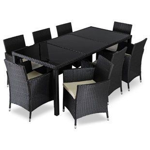 Комплект садовой мебели MEBEL ELITE POMONA Черный
