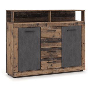 Комод MEBEL ELITE BLAGO MIDI B 120 темний дуб жива фотографія
