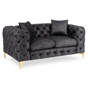 Диван MEBEL ELITE SORRENTO 2S Чорний