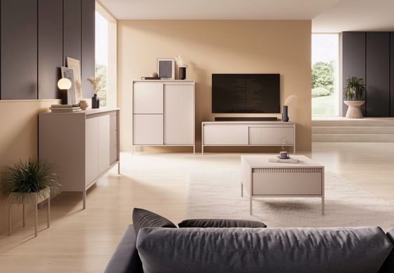 Стіл журнальний Perfect Home Сенсо / Senso 68 Беж жива фотографія