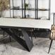 Стол раскладной MEBEL ELITE VICTOR 160(240)х90 см Белый/ черный