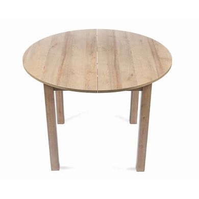 Стол кухонный раскладной MEBEL ELITE HARRY 102(142)х102 см Дуб ривьера реальная фотография