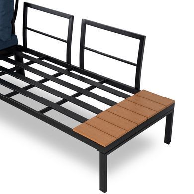 Комплект садовой мебели MEBEL ELITE NORMAN Синий/черный