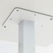 Стол Tetra light bar Lovko 60 х 60 белый металл/белый ДСП (текстура)