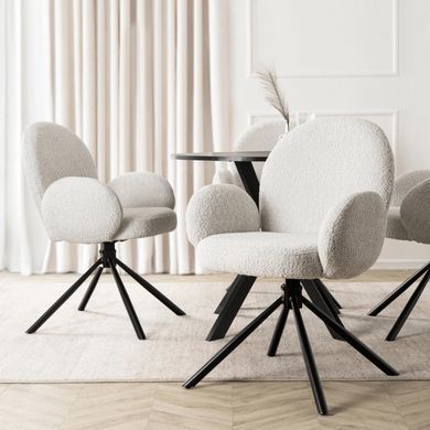 Стілець поворотний MEBEL ELITE MUSSO Сірий жива фотографія