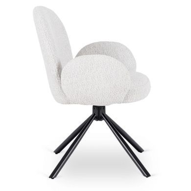 Стілець поворотний MEBEL ELITE MUSSO Сірий жива фотографія