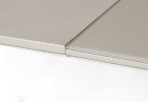 Стіл обідній DAOSUN DT 859 120(160)x80 Шампань Мат жива фотографія