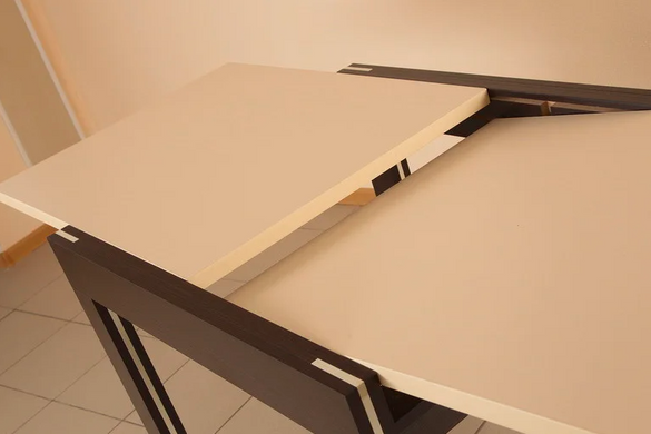 Стіл Трансформер Фаворит Мікс-Меблі 67-81 Венге Кремовий жива фотографія
