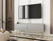 Тумба під телевізор Perfect Home Оро / Oro 2-дверна з золотими ніжками RTV135 Сірий