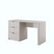 Стол компьютерный, письменный Perfect Home Ланте/Lante 3S/140 с 3 ящиками и черными ручами Беж