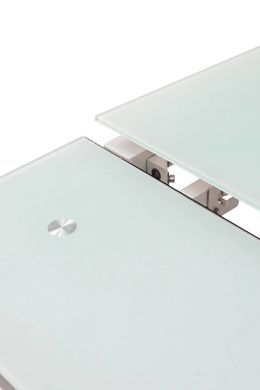 Стол Обеденный ВЕНДИ XS-1025 80/130*65 Микс Мебель Белый/Белый реальная фотография