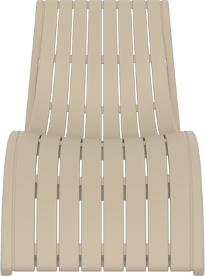 Комплект 2 шезлонга Onto Siesta Slim + Стол Siesta Ocean Side Table - Taupe