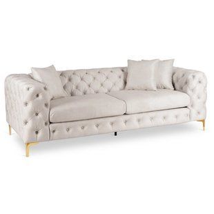 Диван MEBEL ELITE SORRENTO 3S Кремовий