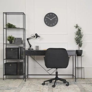 Стул офисный поворотный бархатный MEBEL ELITE MILAN 2 Velvet Черный / Черный реальная фотография