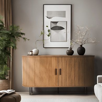 Комод MEBEL ELITE TRISH 140 Дуб жива фотографія
