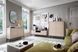 Стол туалетный Perfect Home Мона/Mona с 2 ящиками и золотыми ножками MT104 Кашемир