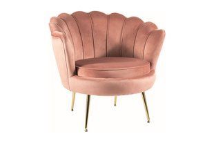 Крісло CAMELLIA 1 Velvet Signal Антично Рожевий
