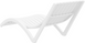 Комплект із 2 шезлонгів Onto Siesta Slim + Стіл Siesta Ocean Side Table - White