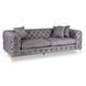 Диван MEBEL ELITE SORRENTO 3S Сірий жива фотографія