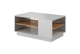 Стол журнальный Perfect Home 3Д / 3D 100 Белый/дуб золотой крафт реальная фотография