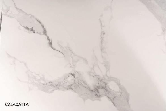 Журнальний столик PRINCE A CERAMIC Signal 120x60 Білий Мармур / Хром жива фотографія