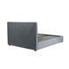 Кровать двуспальная бархатная 160x200 MEBEL ELITE MARI Velvet Серый