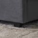 Кровать двуспальная бархатная 160x200 MEBEL ELITE MARI Velvet Серый