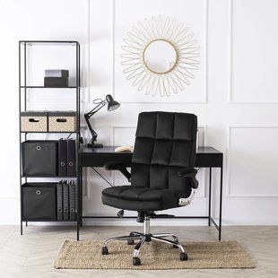 Стілець офісний поворотний MEBEL ELITE LONDON тканина Чорний жива фотографія