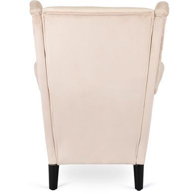 Крісло м'яке оксамитове MEBEL ELITE KLARIS 2 Velvet Беж
