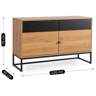 Комод MEBEL ELITE BRENEIS Дуб жива фотографія