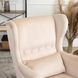 Крісло м'яке оксамитове MEBEL ELITE KLARIS 2 Velvet Беж