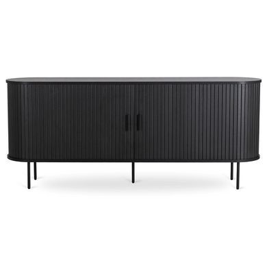 Комод MEBEL ELITE TRISH 180 Чорний жива фотографія
