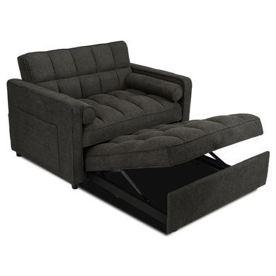 Кресло раскладное MEBEL ELITE CORRA Черный