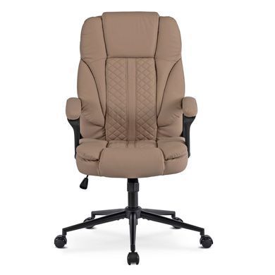 Стул офисный поворотный MEBEL ELITE PHONIX Беж реальная фотография