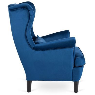 Кресло мягкое бархатное MEBEL ELITE KLARIS 2 Velvet Синий