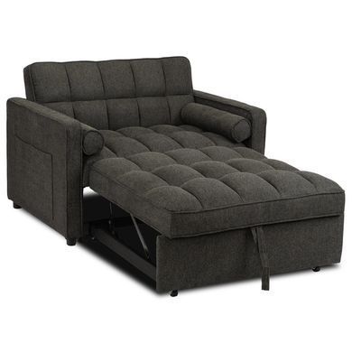 Кресло раскладное MEBEL ELITE CORRA Черный
